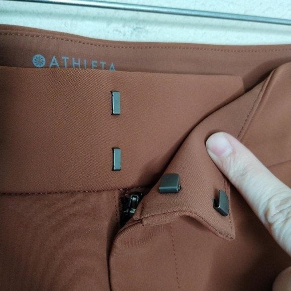 ATHLETA Stellar Skinny Trouser Ancient Mahogany Pants Plus Size 20 - Picture 4 of 8